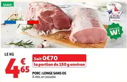 Auchan LE PORC FRANÇAIS offre