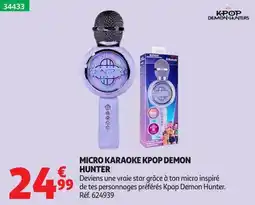 Auchan KPOP DEMON HUNTER MICRO KARAOKE offre