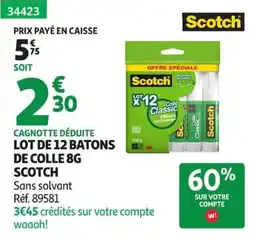 Auchan Scotch Colle Classic offre