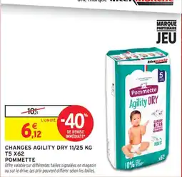 Intermarché Pommette Changes Agility Dry offre