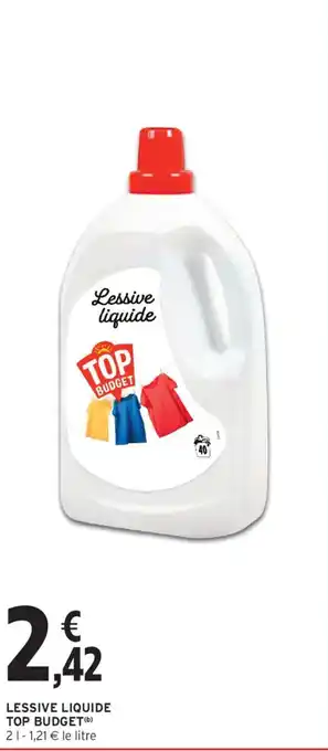 TOP BUDGET Lessive liquide