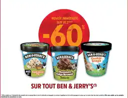 Intermarché Ben & jerry's offre