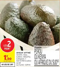 Intermarché AVOCAT AFFINÉ offre