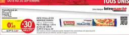 Intermarché Monique Ranou Pâte Feuilletée offre