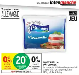 Intermarché Pâturages Mozzarella offre