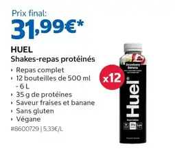 Costco HUEL Shakes-repas protéinés offre