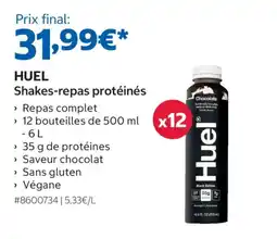 Costco HUEL Shakes-repas protéinés offre