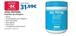 Costco VITAL PROTEINS Peptides de collagène offre