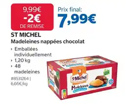 Costco ST MICHEL Madeleines nappées chocolat offre