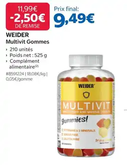 Costco WEIDER Multivit Gommes offre