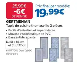 Costco GERTMENIAN Tapis de cuisine thomasville 2 pièces offre