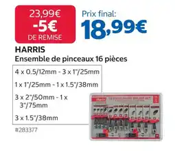 Costco HARRIS Ensemble de pinceaux offre