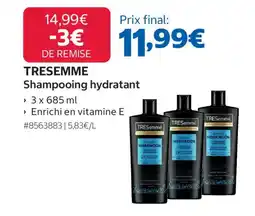 Costco TRESEMME Shampooing hydratant offre