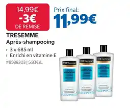 Costco TRESEMME Après-shampooing offre