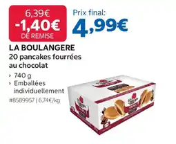 Costco LA BOULANGERE pancakes fourrées offre