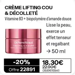 Stanhome Dr.Pierre Ricaud Crème lifting cou & décolleté offre