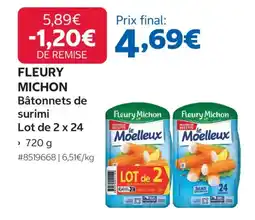 Costco FLEURY MICHON Bâtonnets de surimi offre