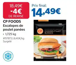 Costco CP Escalopes de poulet panées offre