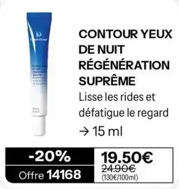 Stanhome Dr. Pierre Ricaud Contour Yeux de Nuit Régénération Suprême offre