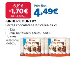 Costco Kinder Country offre