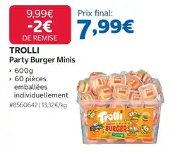 Costco TROLLI Party Burger Minis offre