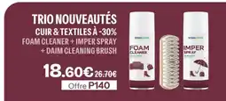 Stanhome STANHOME FOAM CLEANER + IMPER SPRAY + DAIM CLEANING BRUSH offre