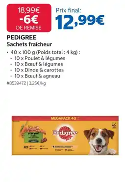 Costco PEDIGREE Sachets fraîcheur offre