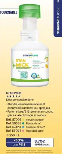 Stanhome STANHOME STAN WICK offre