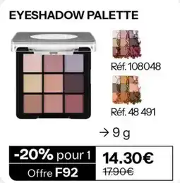 Stanhome EYESHADOW PALETTE offre