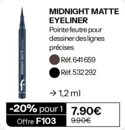 Stanhome Floreal Midnight Matte Eyeliner offre