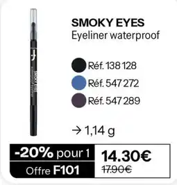 Stanhome SMOKY EYES Eyeliner waterproof offre