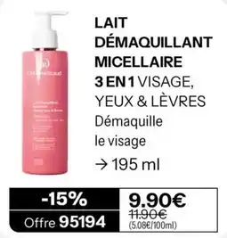 Stanhome Dr. Pierre Ricaud LAIT DÉMAQUILLANT MICELLAIRE offre