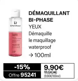 Stanhome Dr.Pierre Ricaud Démaquillant bi-phase yeux offre