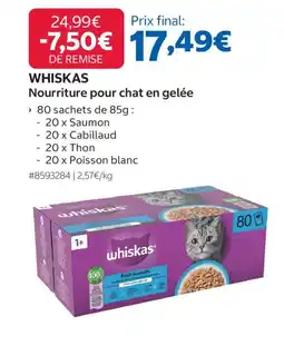 Costco WHISKAS Nourriture pour chat en gelée offre