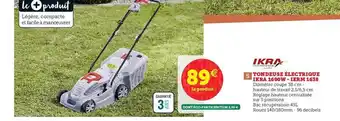 Hyper U Tondeuse électrique Ikra 1600 W - Ierm 1638 offre