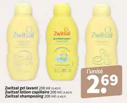 Wibra Zwitsal gel lavant offre