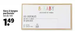 Wibra B.baby sacs à langes parfumés offre