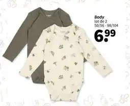 Wibra B baby body offre