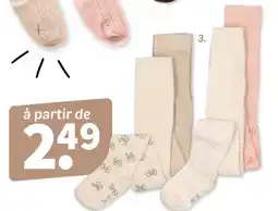 Wibra Collants nœud bébé 2 paires offre