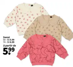 Wibra Mini sweat offre