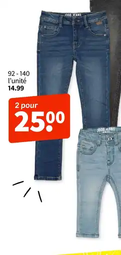 Wibra Jogg jeans jean bleu foncé offre