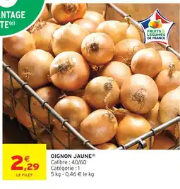Intermarché Oignon jaune offre