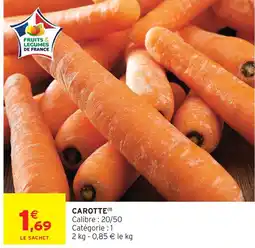 Intermarché Carotte offre