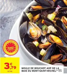 Intermarché Moule de bouchot aop de la baie du mont-saint-michel offre