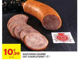 Intermarché Cgf charcuterie saucisson courbe offre