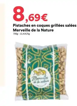 Hmarket Merveille de la nature pistaches en coques grillées salées offre