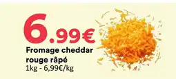 Hmarket Fromage cheddar rouge râpé offre