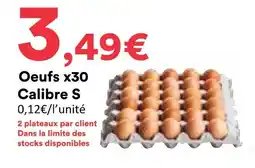 Hmarket Oeufs x30 offre