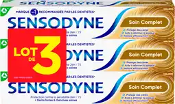 Auchan Sensodyne dentifrice soin complet triple actions sensodyne offre