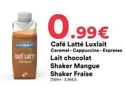 Hmarket Luxlait café latté offre